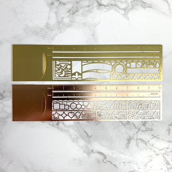 Midori Clip Rulers (2) - Picture 1 of 4